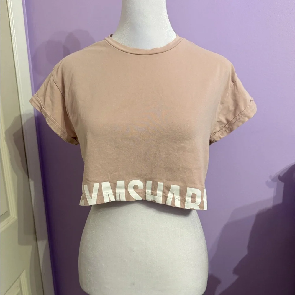Gymshark Tan Crop Top - Picture 1 of 3
